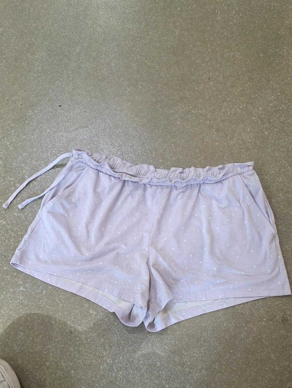 La Vie En Rose Lavender Dot Lounge Shorts